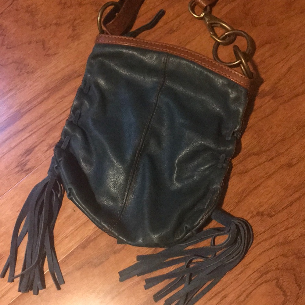 Blue Leather Lucky Brand Purse